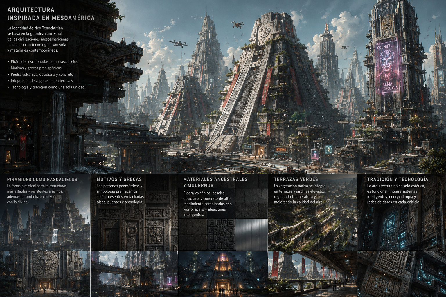 Concept Art Neo Tenochtitlan