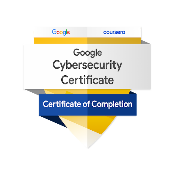 Google Cybersecurity Professional Certificate